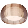 Produktbild: Brilliant Lampe Relax Deckenleuchte 50cm bronze/chrom | 2x A60, E27, 30W, g.f. Normallampen n. ent. | Für LED-Leuchtmittel geeignet | Dimmbar bei Verwendung geeigneter Leuchtmittel