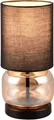 Produktbild: lightling Tischleuchte Elia, ohne Leuchtmittel, mit Schnurschalter, IP20 Indoor, amberfarbig