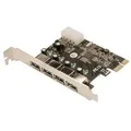 Produktbild: LogiLink USB 3.0 4-Port PCI Express Card - USB-Adapter