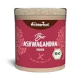 Produktbild: Ashwagandha Pulver BIO 50g | fein gemahlene Ashwagandhawurzel | in Bio-Qualität | 100% naturrein | ideal zur Zugabe in Smoothies, Säfte, Goldene Milch, Moon Milk & Co | vom Achterhof