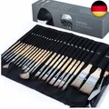 Produktbild: ARTIFY 24-teiliges Pinsel-Set, Pinselset mit Pinseltasche und Palette