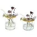 Produktbild: LaLe Living Vase, Gold, Glas, 8 cm, Dekoration, Vasen, Glasvasen