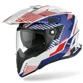 Produktbild: Airoh Commander Boost Motocross Helm, weiss-rot-blau, Größe S für Männer