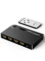 Produktbild: UGREEN HDMI Switch HD Verteiler 3D 4K HDMI Umschalter manuelle IR Fernbedienung Umschaltung 3 IN 1 OUT für TV Stick, DVD, HDTV, PS4 usw. Schwarz