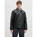 Produktbild: Jack & Jones Bikerjacke JJECASABLANCA PU JACKET NOOS mit Fronttaschen schwarz S (48)
