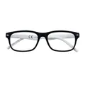 Produktbild: Zippo Lesebrille mit weichem Rahmen, ideal für Damen und Herren, Dioptrie +2.00, weiße Stangen