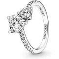 Produktbild: Pandora Fingerring Pandora Doppel-Herz Funkelnder Ring 191198C01 Damenring 60