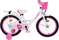 Produktbild: Volare Kinderfahrrad 18 Zoll Kinder Mädchen Fahrrad Mädchenfahrrad Rad Bike Ashley 31830, 1 Gang, Rücktrittbremse, Gepäckträger, Stützräder, Korb, Seitenständer