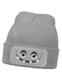 Produktbild: MoonWorks Beanie Wintermütze Kinder Beanie Jungen Monster Patch Aufdruck Print
