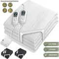 Produktbild: Sinnlein - Wärmeunterbett 150 x 80 cm - Mit Muster elektrisch Heizdecke Abschaltautomatik Wärmedecke Wärmebett xxl