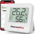 Produktbild: ThermoPro Funk-Thermo-/Hygrometer Weiß TP357-3 3 St. (TP357-3)
