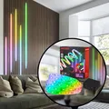Produktbild: BRILONER - Pimp your Panel LED Strip Starterset, RGB bunte Lichtfarben, Fernbedienung, Streifen, Leiste, Zimmer Deko, Band, Zubehör Akustikpaneele, Lichtleiste, Lichtband, 2,6m, Weiß