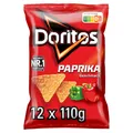 Produktbild: Doritos Paprika -Tortilla Nachos mit Paprika Geschmack Snack 12er Pack 12 x 110g