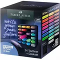 Produktbild: Faber Castell 24 Textliner und Deskset  8 x Metallic, 9 x Pastell, 7 x Neon