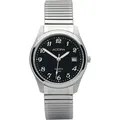 Produktbild: Adora Armbanduhr Herren Ø 35mm Analog Edelstahl Zugband silbern Datum