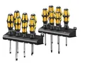 Produktbild: Wera Schraubendreher Wera Kraftform Big Pack 900 Schraubmeißelsatz, (Set, 13-tlg), praktisches Rack, ergonomischer Griff