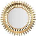 Produktbild: Beliani Dekospiegel VOREY Gold 4x60x60
