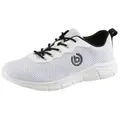 Produktbild: Slip-On Sneaker BUGATTI, Damen, Gr. 42, weiß, Lederimitat, Textil, Schuhe, Freizeitschuh, Halbschuh, Slipper mit elastischen Schnürsenkeln