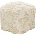 Produktbild: Pouf Getuftet MULTAN Baumwolle Beige
