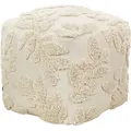 Produktbild: Beliani Pouf, Beige, Textil, 1-Sitzer, Quadratisch, 45x45x45 cm, Wohnzimmer, Hocker, Poufs