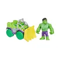 Produktbild: Hasbro Marvel: Spidey and his Amazing Friends - Hulk Smash Truck - Figur &