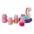Produktbild: TOMY Toomies Papa Wutz, Mama Wutz, Peppa & George Badespritzer & Peppa's Einhorn, Baby-Badespielzeug, spaßiges Bade-Accessoire und Wasserspiel für Kinder, geeignet für Kleinkinder ab 18 Monaten