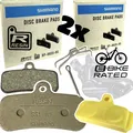 Produktbild: Shimano D03S Resin Fahrrad xt slx saint zee 4 Kolben Scheibenbremsbeläge 2 paar