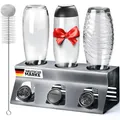 Produktbild: Loco Bird Flaschenhalter für 3 Flaschen - kompatibel Sodastream-Flaschenhalte...