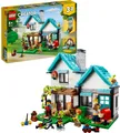 Produktbild: LEGO 31139 Creator 3in1 Gemütliches Haus Set, Modellbausatz mit 3 verschiedenen Häusern plus Familien-Minifiguren und Zubehör, Geschenk für Kinder, Jungen und Mädchen