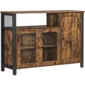 Produktbild: Vasagle Küchenschrank 3 Türen 33 cm x 110 cm x 75 cm Braun-Schwarz