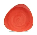 Produktbild: Churchill Teller Super Vitrified Stonecast Berry Red Dreiecksteller, 26,5 cm