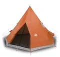 Produktbild: vidaXL Tipi-Zelt Tipi-Campingzelt 4 Personen Orange Wasserdicht, (1 tlg)