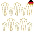 Produktbild: Haar Steckkamm 10 Stück Metall Haarkämme Steckkamm, 4 Zähne Haarschmuck Kamm Gr