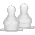 Produktbild: Bibs Flaschensauger Silicone Medium Flow 2 Stück (5000012)