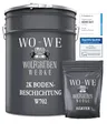 Produktbild: WO-WE 2K Epoxidharz Garagenfarbe Bodenbeschichtung W702 Silbergrau wie RAL 7001-2,5Kg