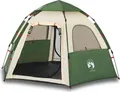 Produktbild: vidaXL Campingzelt 4 Personen Grün Quick Release