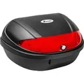 Produktbild: Tectake Motorradkoffer Matze Volumen 48 L  Platz Für 2 Helme Robust und Spritzwassergeschützt  58 x 43 x 32 cm Schwarz