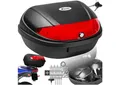 Produktbild: tectake Topcase Motorradkoffer, (Volumen 48 l, Platz für 2 Helme), für Mofas, Roller, Motorräder und Quads