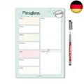 Produktbild: Menüplaner in DIN A4 I Whiteboard Essensplaner für die ganze Woche I abwischbar