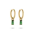 Produktbild: s.Oliver Ohrring - Elegante Creolen aus poliertem Edelstahl - gold - wasserfest & hautfreundlich