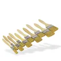 Produktbild: Malerpinsel Pinselset 10-tlg 13-63mm Lasurpinsel Holzgriff Profi Malerbedarf
