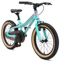 Produktbild: BIKESTAR Kinder Fahrrad Aluminium Mountainbike mit V-Bremse für Mädchen und Jungen ab 5 Jahre | 18 Zoll Kinderrad MTB | Mint