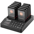 Produktbild: VEVOR Kabelloses Pager-System 10 Anrufbeantworter Gäste-Warteschlangenrufe