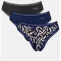 Produktbild: sloggi Slip GO Crush High leg C3P (3er Pack) mit Spitzendetails bunt XXL