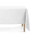 Produktbild: Tischdecke 140x170cm Stoff 100% Polyester - partydeco.pl Tischdecke, Mattes, schmutzabweisendes Gewebe, Weiß, 140x170cm OBRU2 - Weiß matt