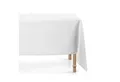 Produktbild: partydeco Tischdecke, Tischdecke rechteckig 140x170cm Polyester Stoff Weiß matt