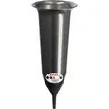 Produktbild: Grabvase, Vase aus Kunststoff, Blumenvase, 10cm, mit Erdspieß, grafit - Kadax