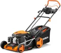 Produktbild: FUXTEC Benzin Rasenmäher RM5196eS - 196ccm | 51cm | E-Start| 6PS | Heckauswurf | 60L | E-Start | 40Kg | Mulchfunktion | 4-takt | 800ml
