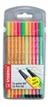 Produktbild: STABILO NEON 5 x PEN 68 Fasermaler Filzstifte + 5 x Point 88 Fineliner 10-er-Set