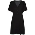 Produktbild: Vero Moda Blusenkleid Alba (1-tlg) Drapiert/gerafft schwarz XL (42/44)